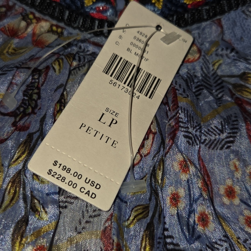 Anthropologie NWTs Bhanuni by Jyoti Juliana Heavenly Blue Mini Dress - Picture 4 of 4